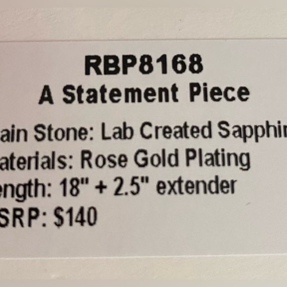 Bomb Party 2024 September Necklace “A Statement Piece”. NWT - Picture 4 of 4